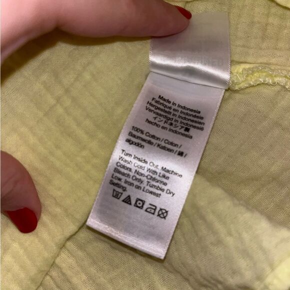 J. Crew Pastel Yellow Ruffle Sleeveless Top - Picture 4 of 7